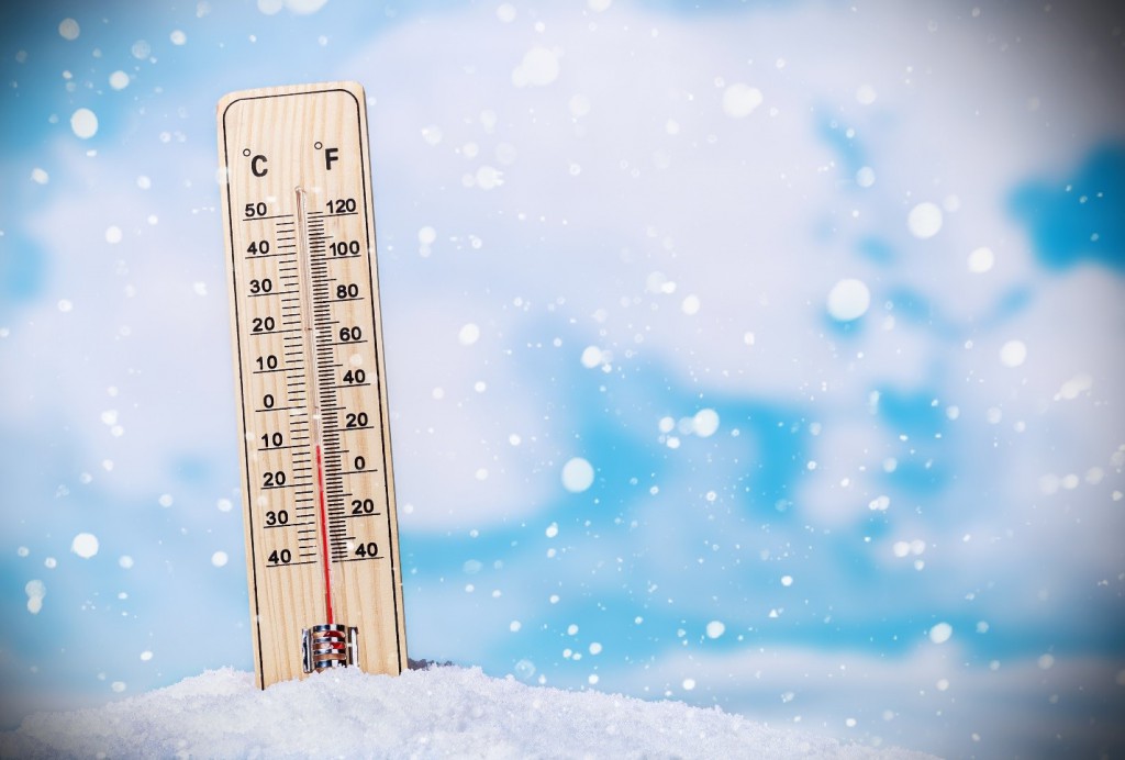 thermometer snow